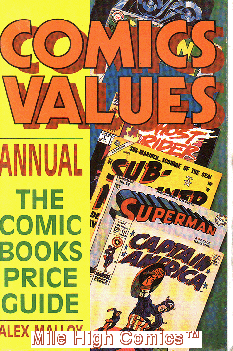 Comics values annual comic books price guide tpb 1992 very fine ebay